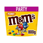 M&M'S Peanut & Milk Chocolate Party Bag - 800g