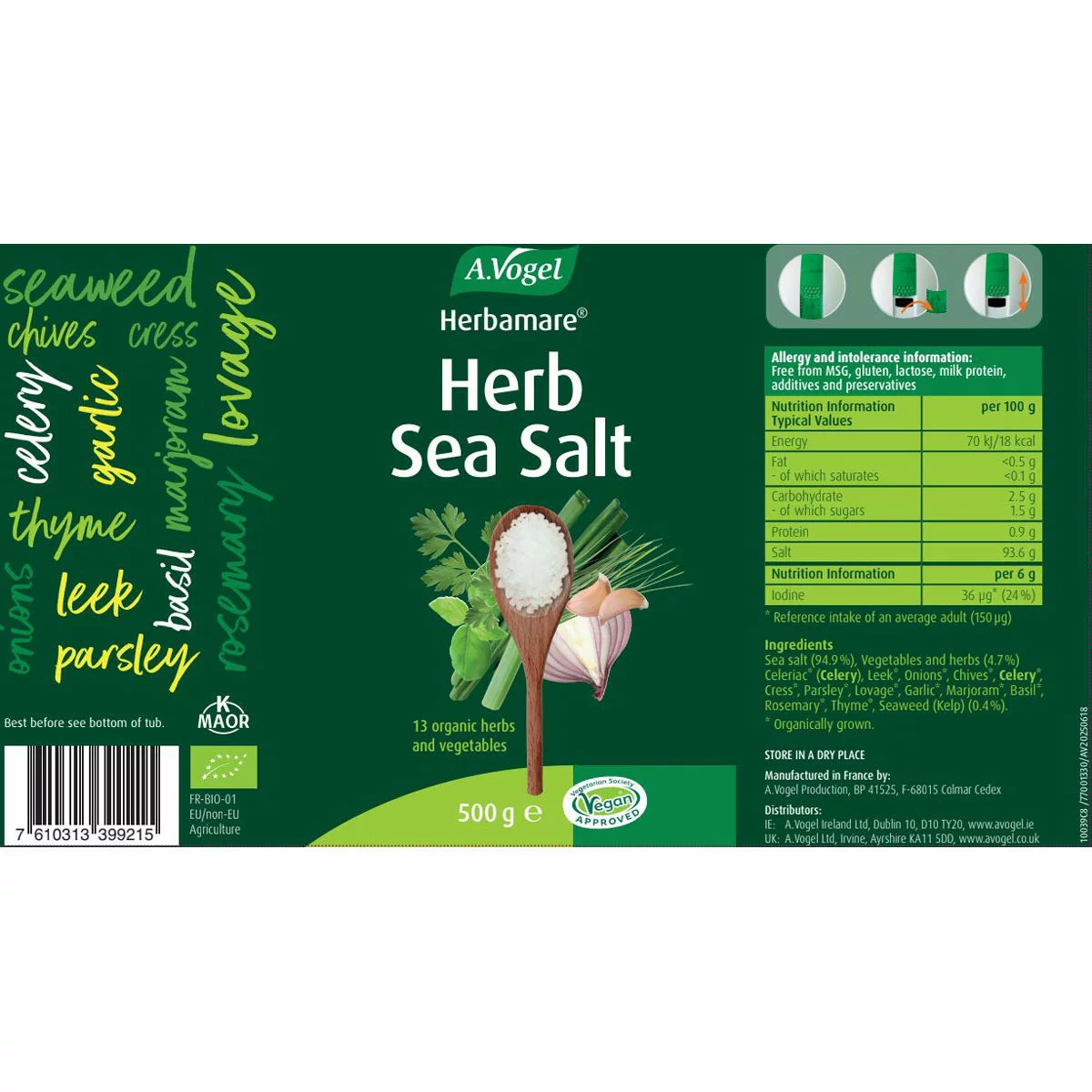 Herb Sea Salt, 500g