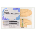White Baguettes with Sourdough 2 Pack 250g