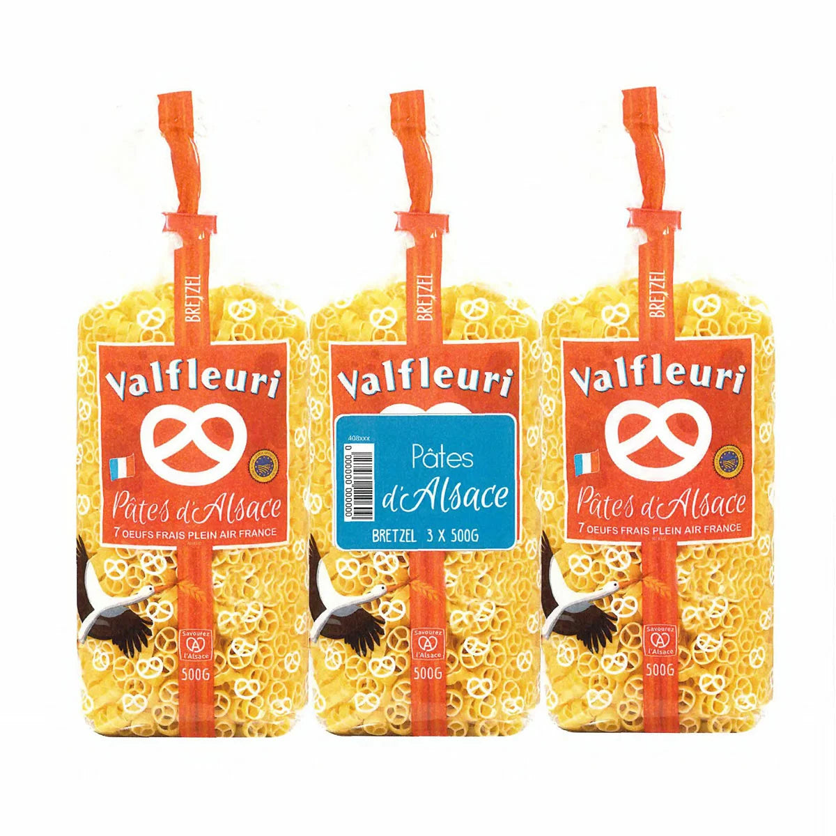 Valfleuri Pasta, 3 x 500g