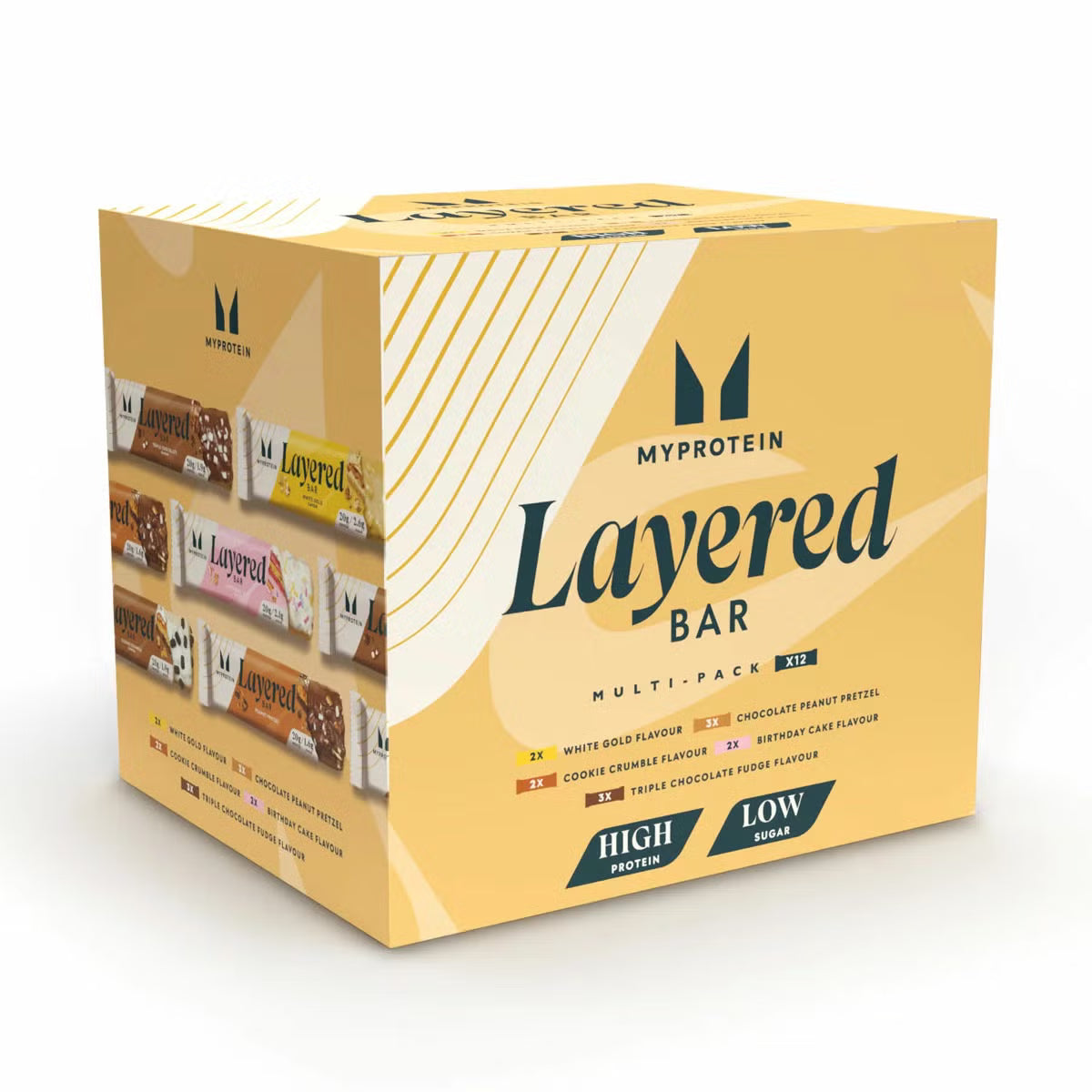 MyProtein Layered Bar Multipack, 12 x 60g