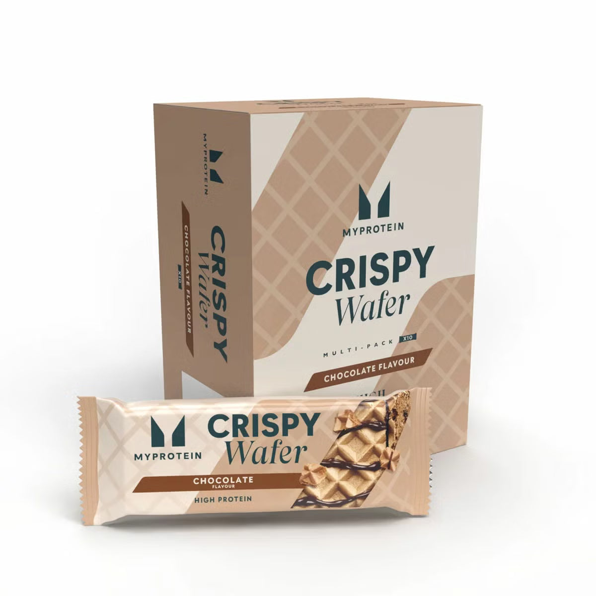 My Protein Chocolate Crispy Wafer, 10 x 42g