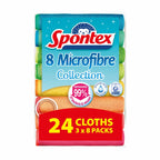 Spontex Microfibre Cloths, 24 Pack