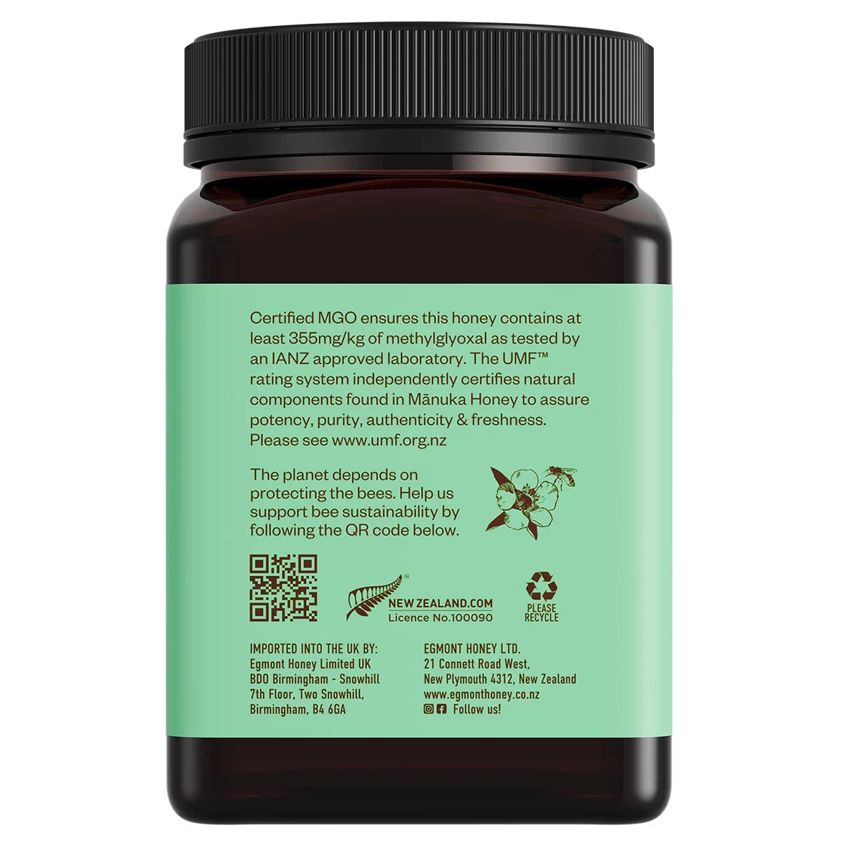 Egmont Manuka Honey MGO 355+, 1kg
