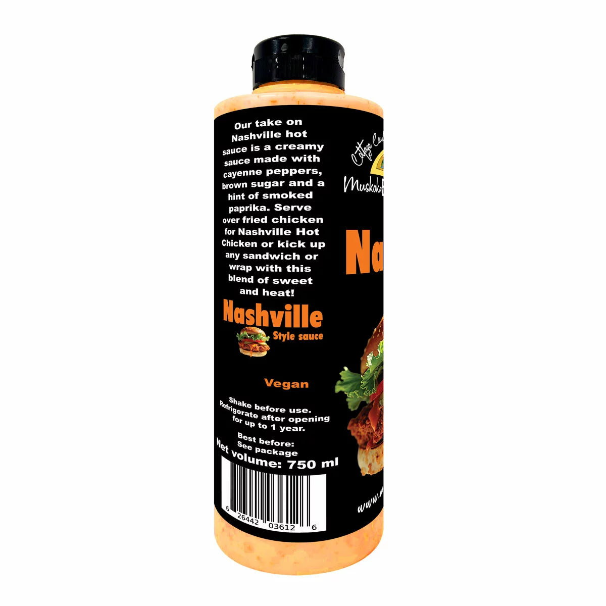 Muskoka Brand Gourmet Nashville Style Sauce, 750ml