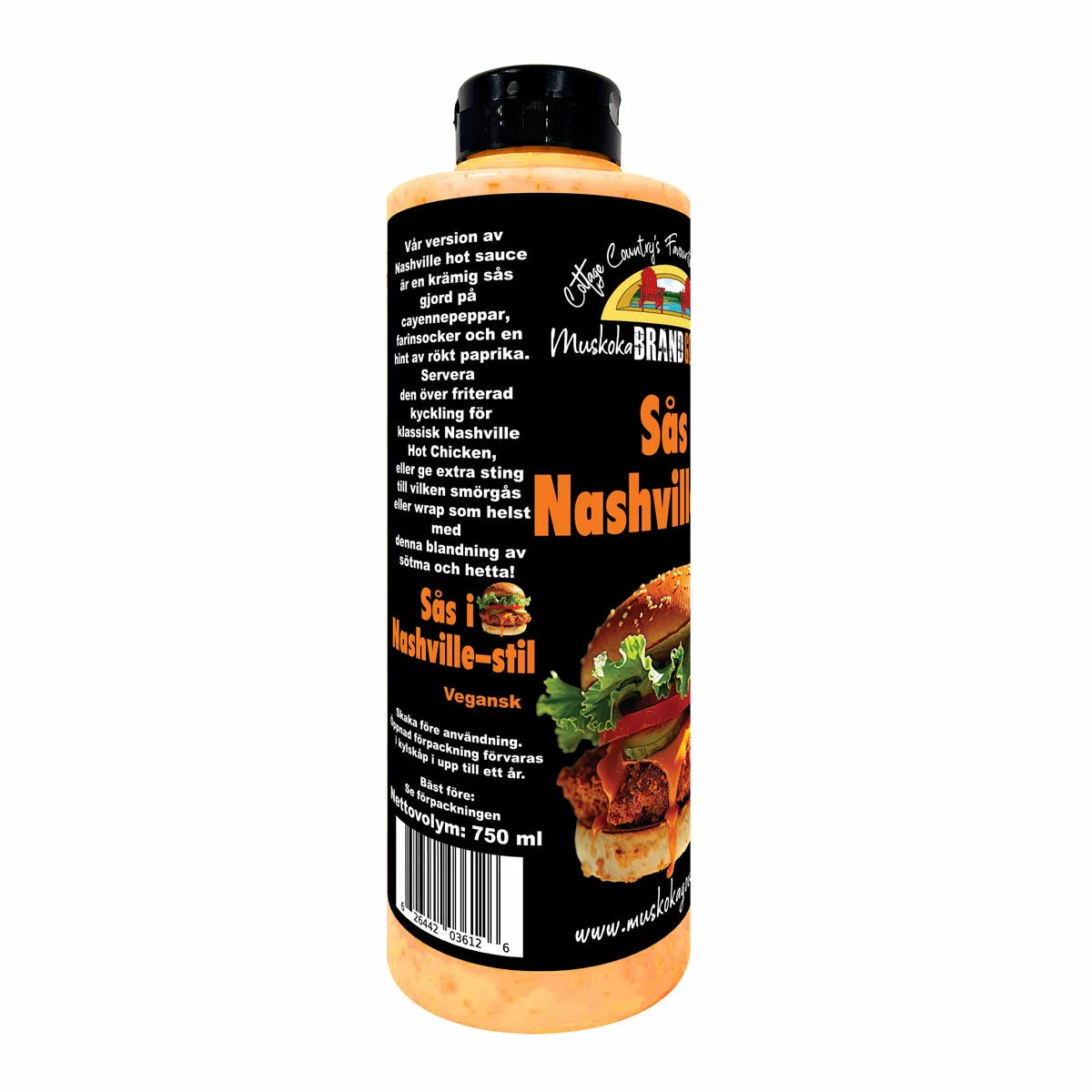 Muskoka Brand Gourmet Nashville Style Sauce, 750ml