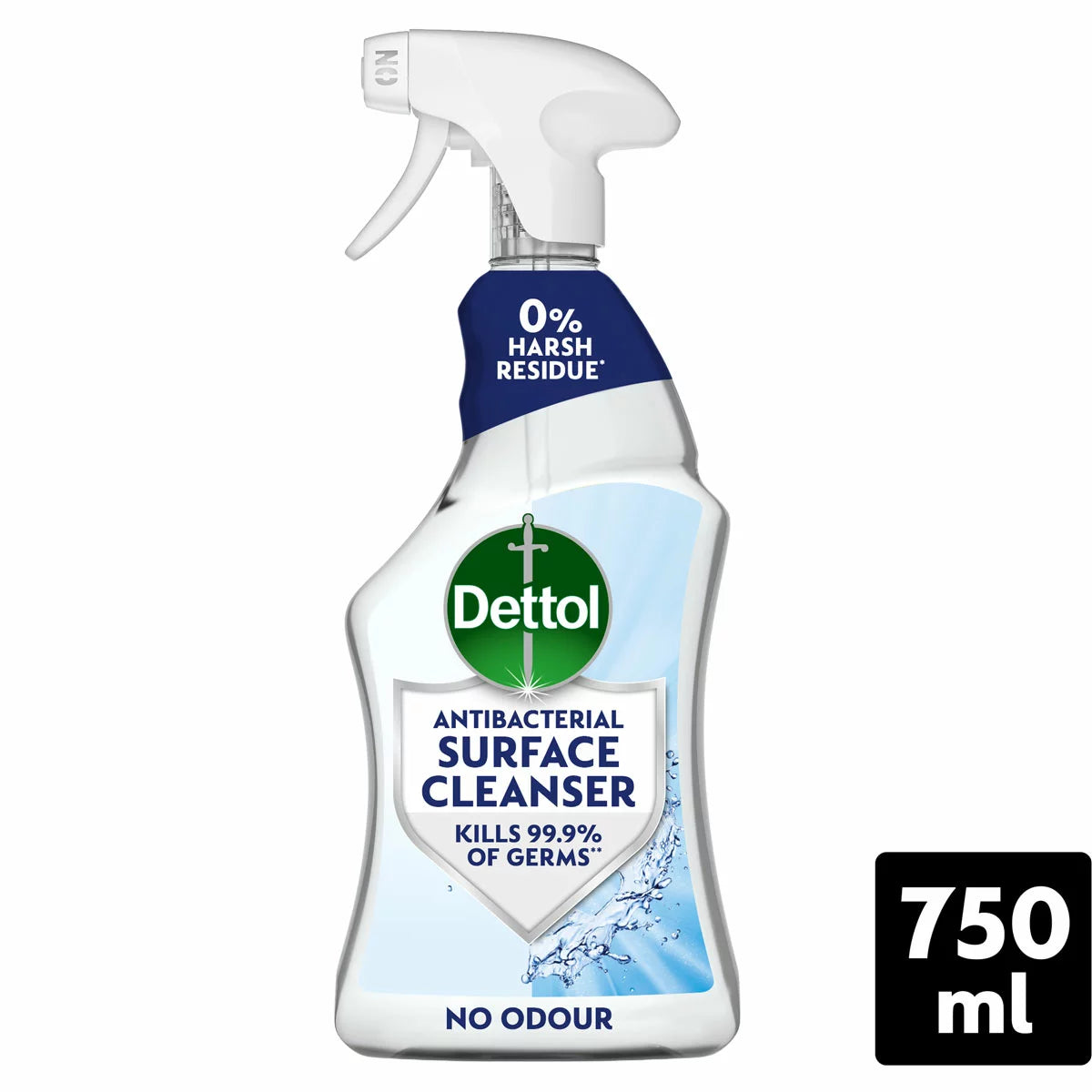 Dettol Antibacterial Surface Cleanser, 4 x 750ml