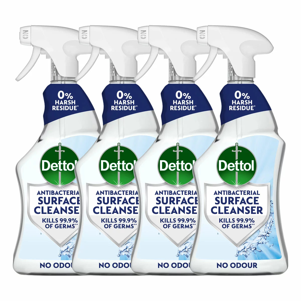 Dettol Antibacterial Surface Cleanser, 4 x 750ml