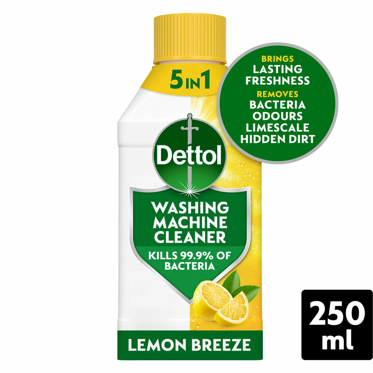 Dettol Washing Machine Cleaner Citrus, 3 x 250ml