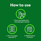 Dettol Washing Machine Cleaner Citrus, 3 x 250ml