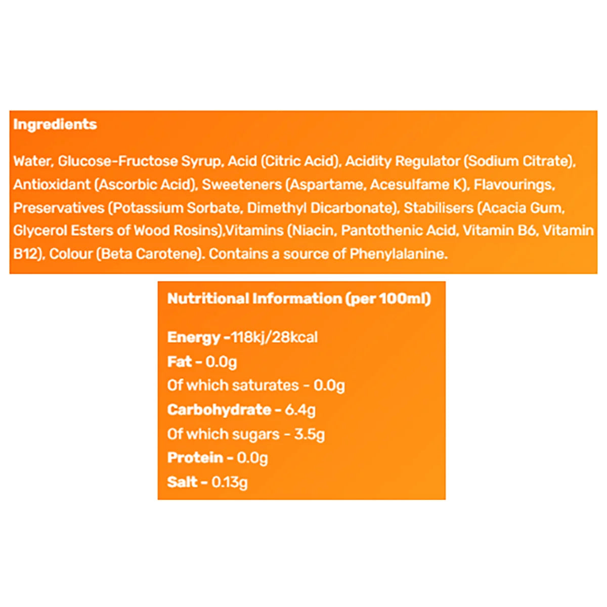 Boost Sport Isotonic Orange 12 x 500ml