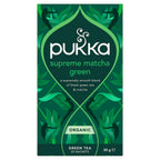 Pukka Organic Supreme Matcha Green Tea 20 Tea Bags 30g Green Tea Blend
