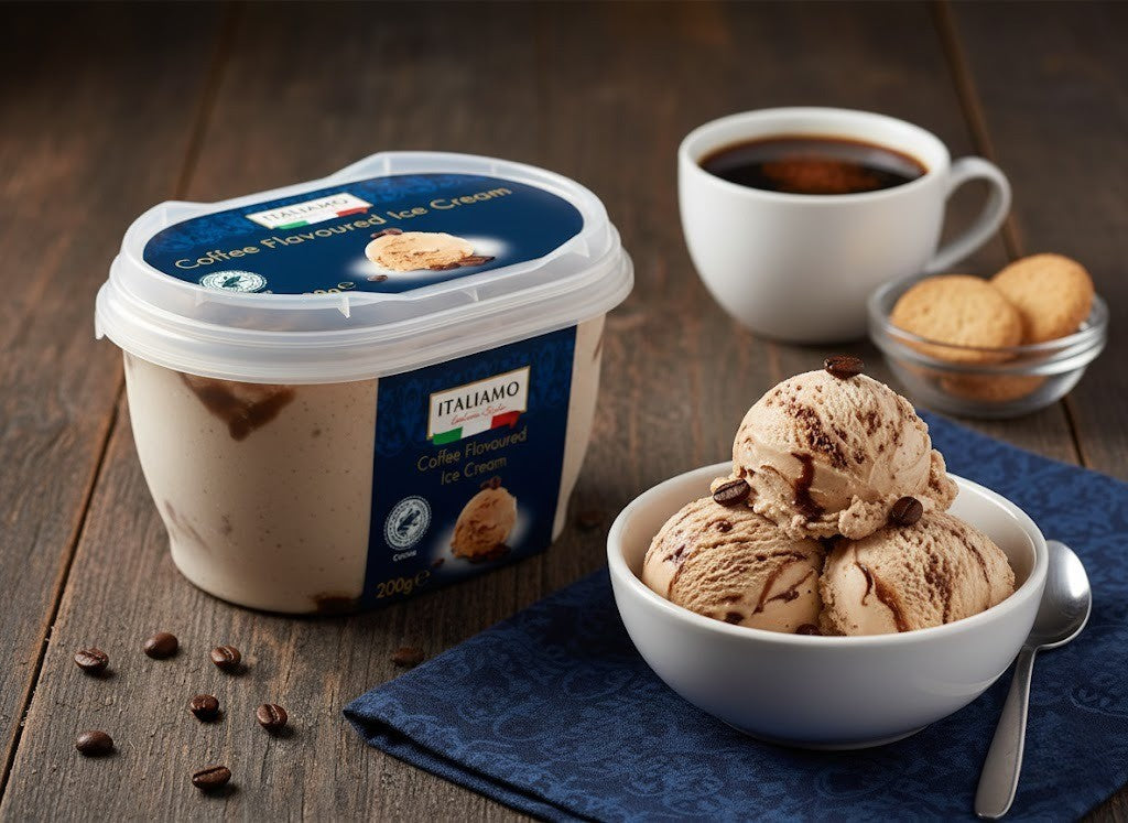 Italiamo Coffee Ice Cream 200g Summer Refreshing Dessert
