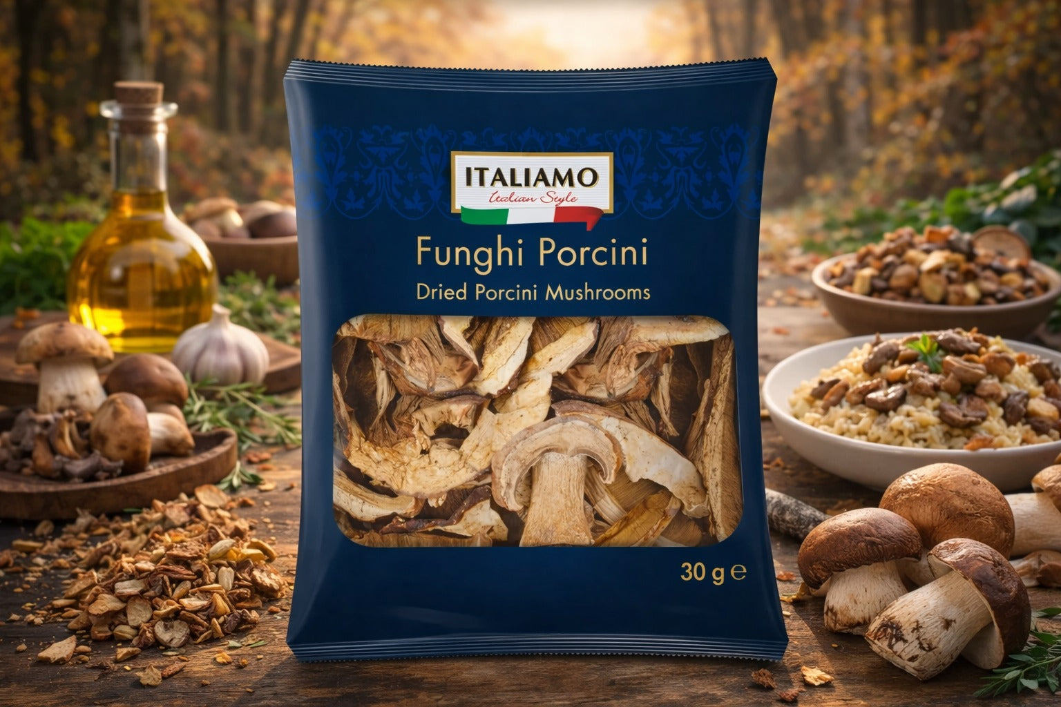 Dried Porcini Mushrooms 30g Summer Gourmet Ingredient