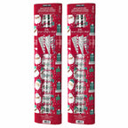 540 Sq ft Christmas Trio Wrap Pack - Red-White