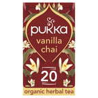 Pukka Organic Vanilla Chai Tea 20 Herbal Tea Bags 40g Spiced Tea Blend