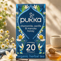 Pukka Organic Chamomile Vanilla & Manuka Honey Tea 20 Bags 32g Herbal Blend