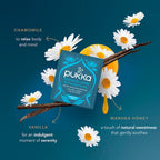 Pukka Organic Chamomile Vanilla & Manuka Honey Tea 20 Bags 32g Herbal Blend