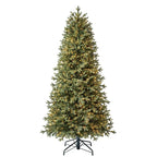 6.5ft (1.98m) Pre-Lit Aspen Artificial Christmas Tree with 1200 Colour Changing Micro LED Lights