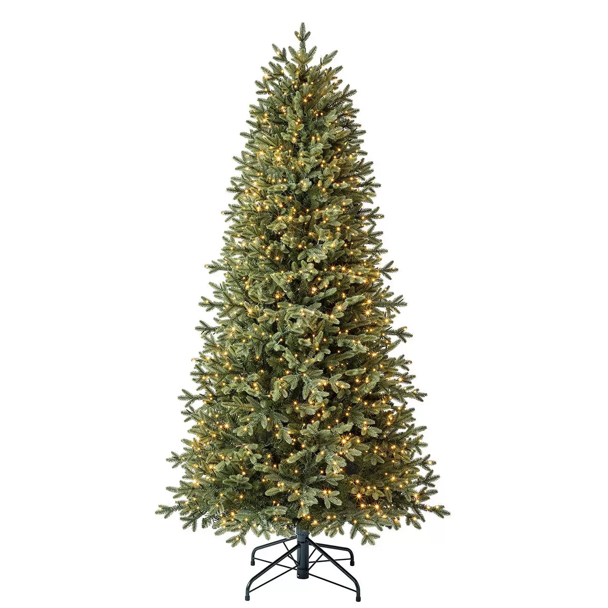 6.5ft (1.98m) Pre-Lit Aspen Artificial Christmas Tree with 1200 Colour Changing Micro LED Lights