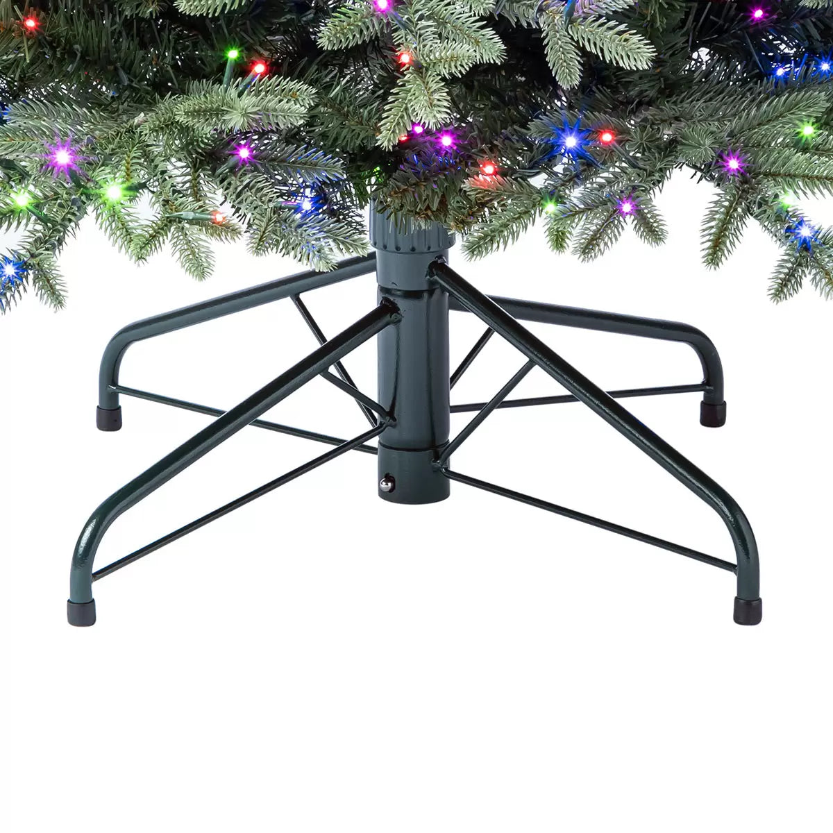 6.5ft (1.98m) Pre-Lit Aspen Artificial Christmas Tree with 1200 Colour Changing Micro LED Lights