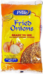 Pride Fried Onions 400g – Crispy Ready-to-Use Onion Topping