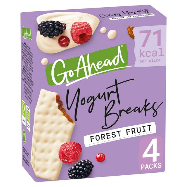 Go Ahead Yogurt Breaks 4 x 35.5g Forest Fruit Multipack Snack Bars
