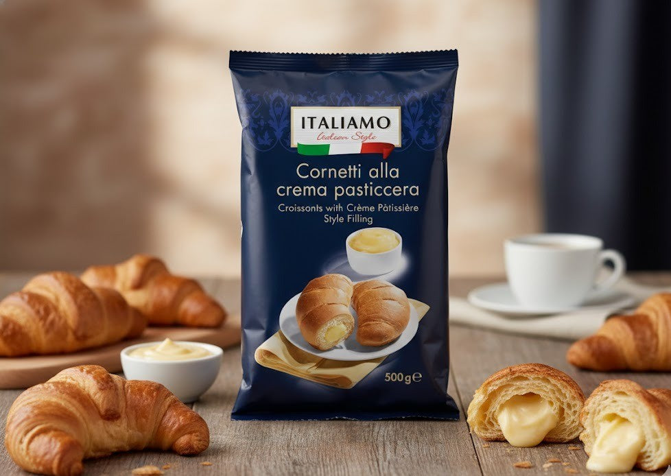 Croissants With Creme Patissiere Style Filling 500g