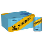 Schweppes Lemonade 12x150ml Zesty Sparkling Refreshment Pack