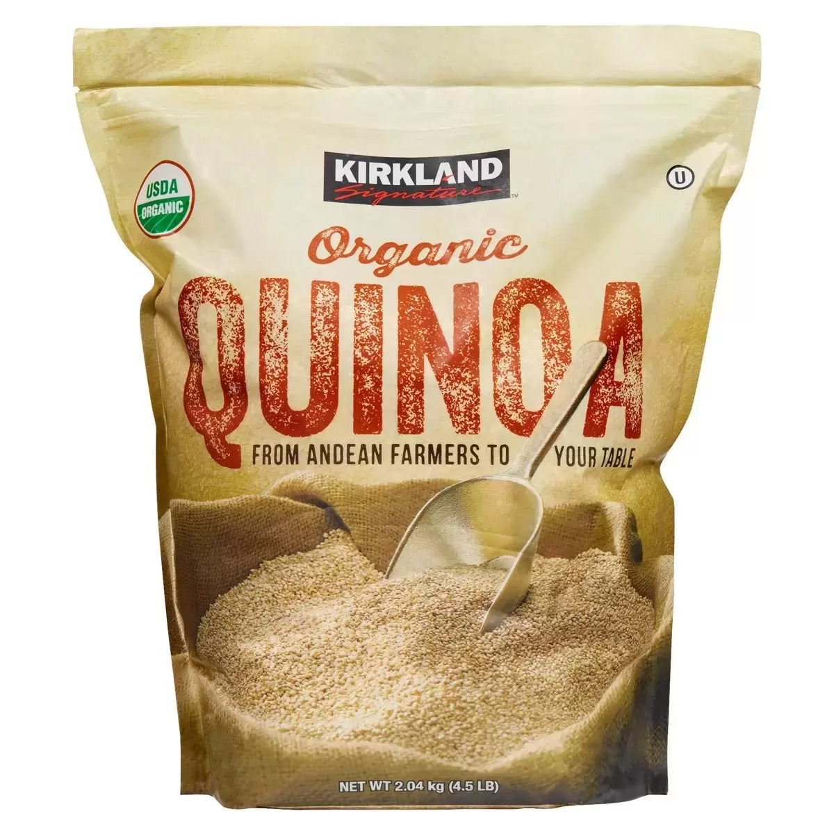 Kirkland Signature Organic Quinoa 2.04 kg – Premium Organic & Gluten-Free Superfood Grain