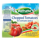 Valfrutta Chopped Tomatoes, 12 x 400g