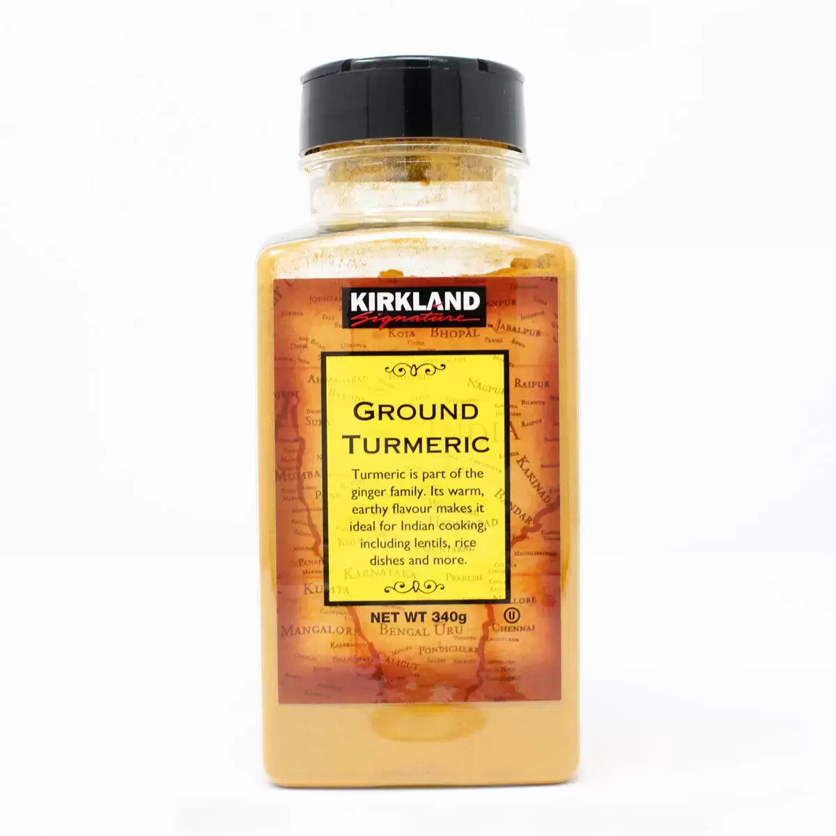 Kirkland Signature Ground Turmeric 340g | Premium Turmeric Powder | Natural Spice for Cooking & Seasoning