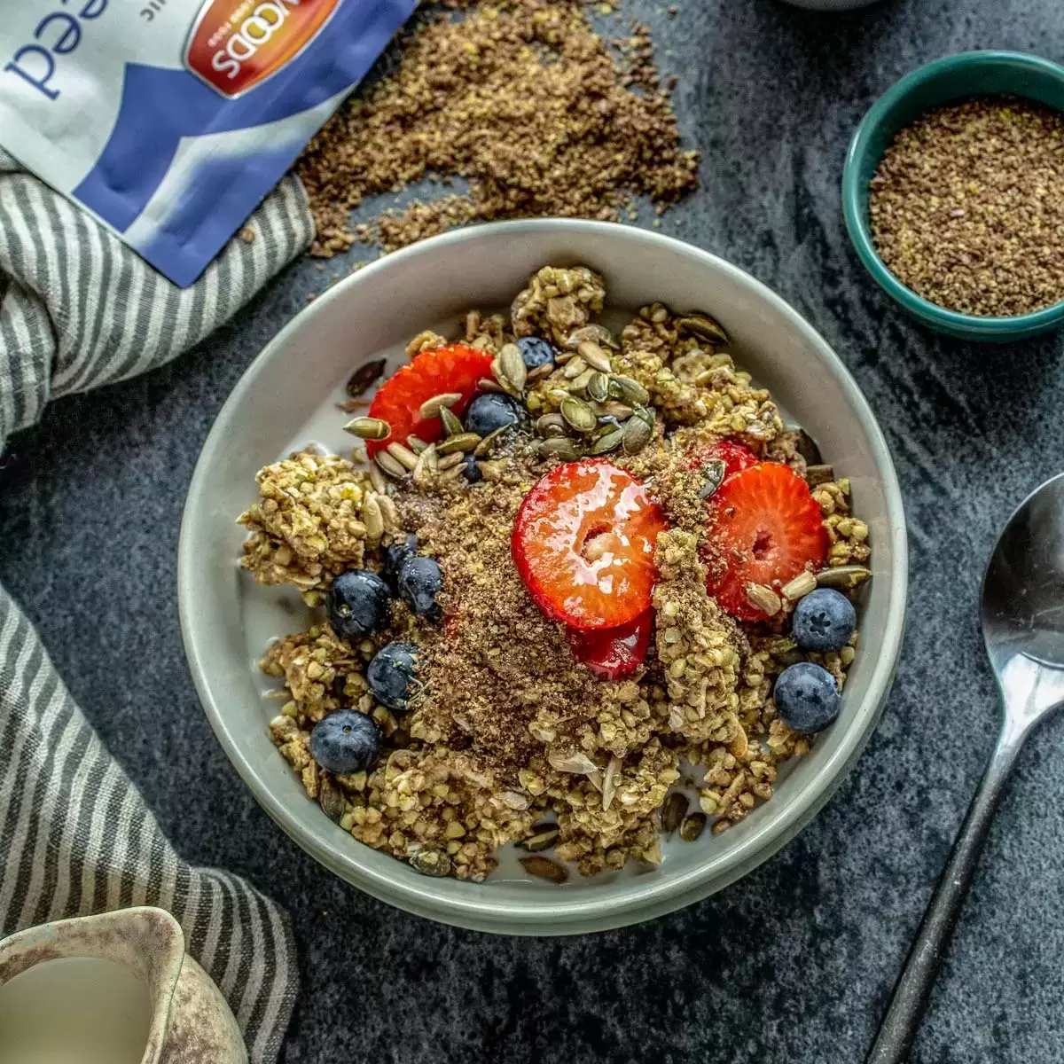 Linwoods Organic Flaxseed 1 kg – Premium Organic Milled Flax Seeds