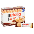 Nutella B-Ready 15 x 22 g – Crunchy Wafer Snack Filled with Creamy Nutella Hazelnut Spread