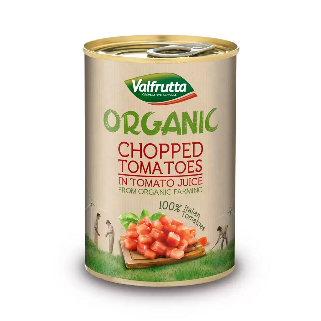 Valfrutta Organic Chopped Tomatoes – 12 x 400g
