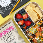 The Daily Crave Himalayan Pink Salt Lentil Chips 510 g – Crunchy Baked Lentil Snack