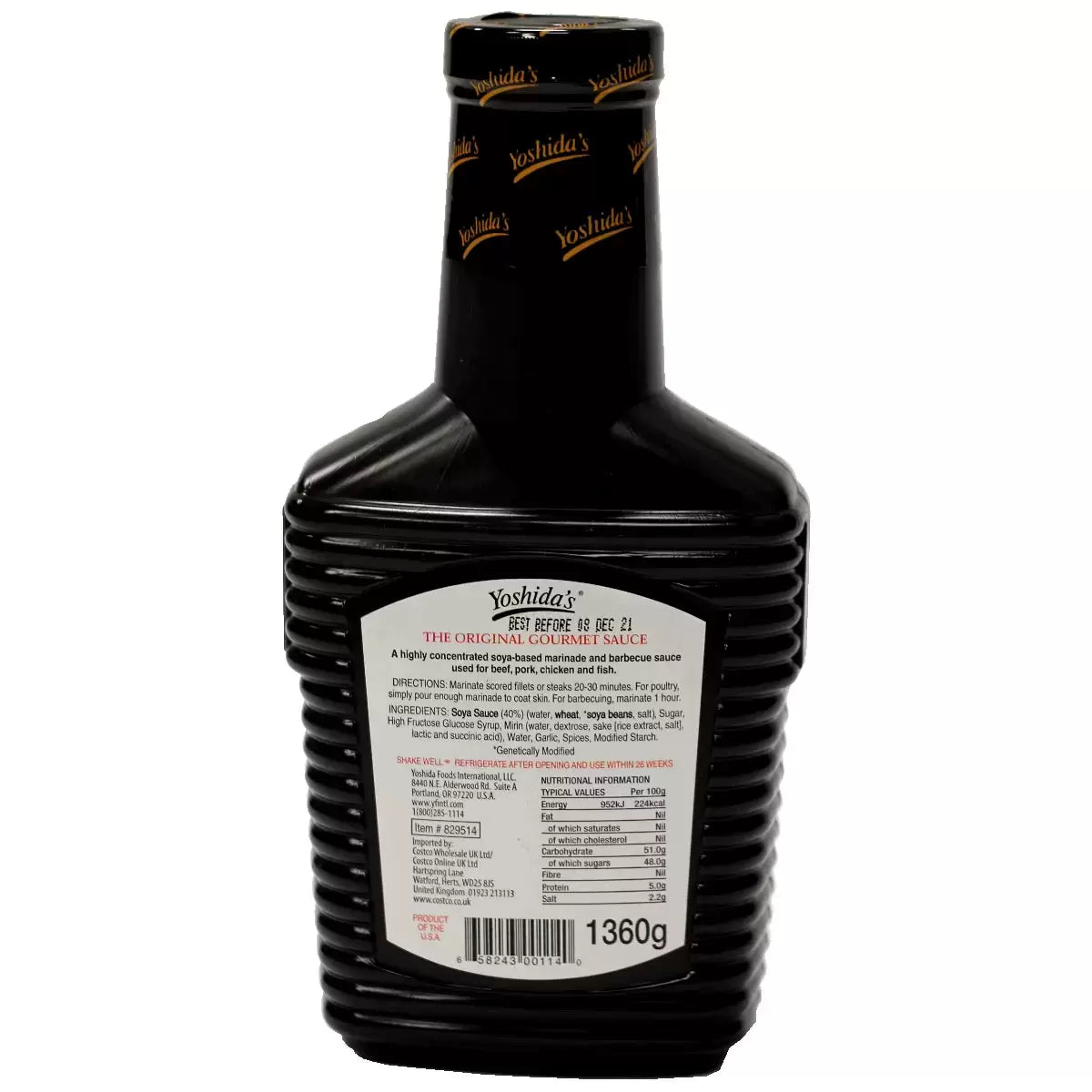 Yoshida's Original Gourmet Sauce, 1.36kg