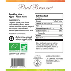 Paul Brassac Organic Sparkling Juice 3 x 750ml