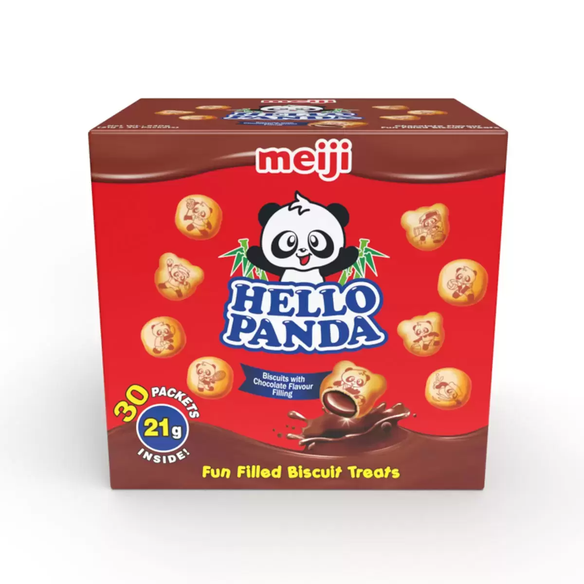 Hello Panda Chocolate Filled Biscuits 30 × 21g
