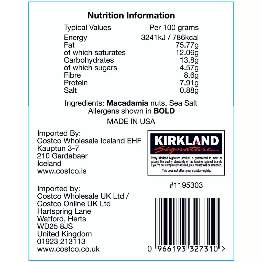 Kirkland Signature Extra Large Roasted & Salted Peanuts - 1.13kg Bulk Jar