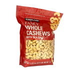 Kirkland Signature Whole Cashews with Sea Salt – Premium Roasted Cashew Nuts 1.13 kg
