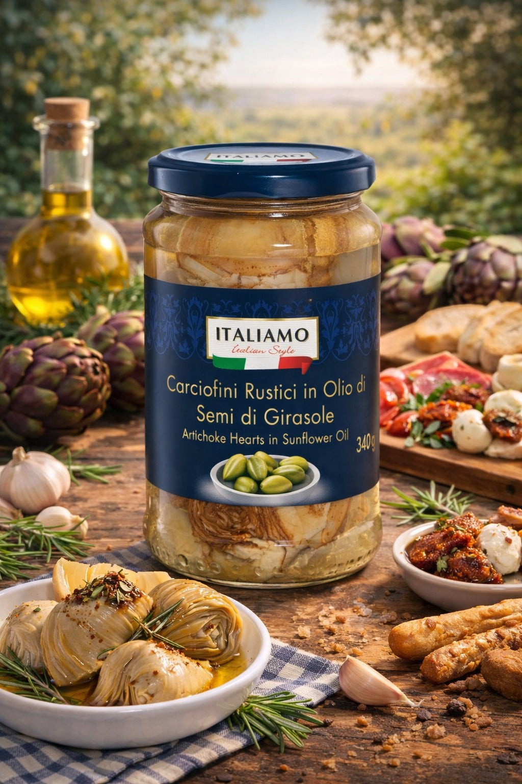 Artichoke Hearts In Sunflower Oil 370ml Summer Mediterranean Favourite