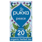 Pukka Organic Peace Herbal Tea With Chamomile 20 Tea Bags 30g Herbal Blend