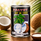 AROY-D SAVOY Coconut Cream 400ml Rich Coconut Cream for Cooking Baking Recipes