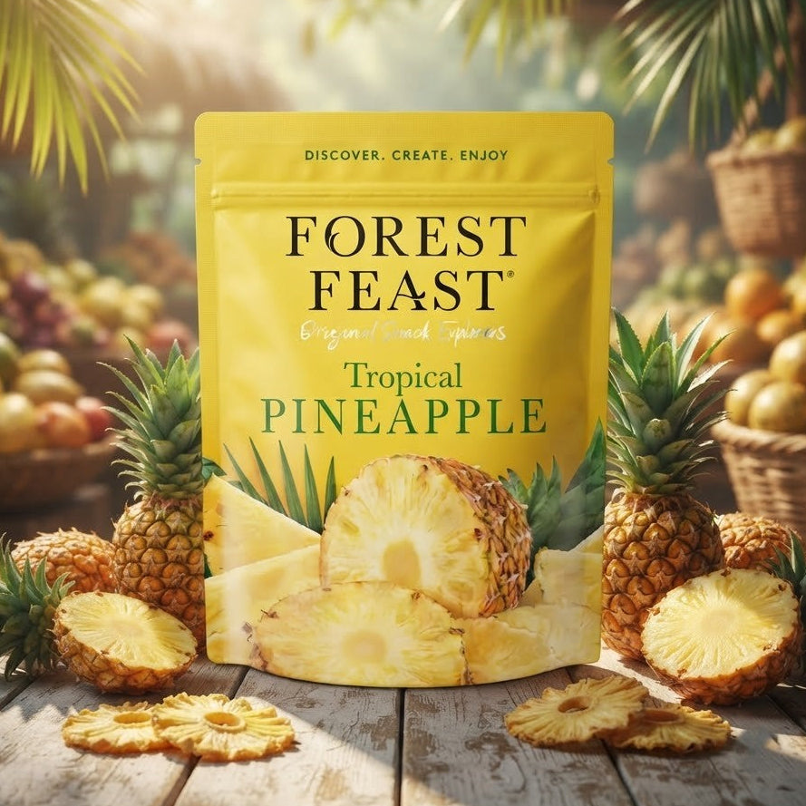 Forest Feast Dried Tropical Pineapple, 550g