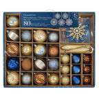 80CT Shatterproof ornament Set Blue