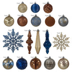 80CT Shatterproof ornament Set Blue