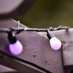 Lights4You 52ft (16m) 80 Large Bulbs LED Colour Changing Outdoor String Lights
