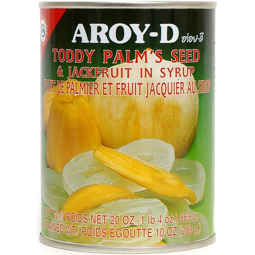 AROY-D Toddy Palm Seed & Jackfruit in Syrup 565G