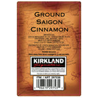 Kirkland Signature Ground Saigon Cinnamon 303g | Premium Ground Cinnamon | Warm & Aromatic Spice | Ideal for Baking, Cooking & Drinks